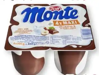 Scheck-in-Center Zott Monte Maxi Schoko Angebot
