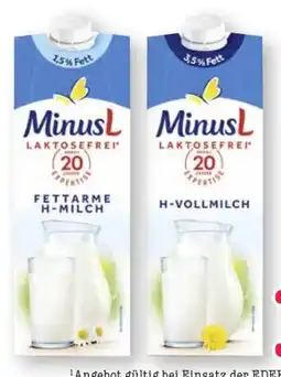 Scheck-in-Center Minus L Laktosefreie Haltbare Milch Angebot