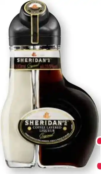 Scheck-in-Center Sheridan's Original Coffee Layered Liqueur Angebot