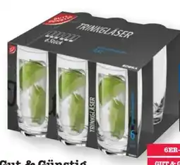 Scheck-in-Center Gut & Günstig Trinkgläser 6-tlg Angebot