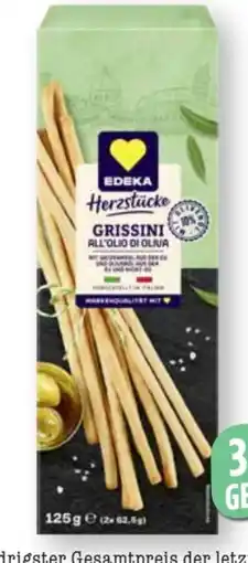 Scheck-in-Center Edeka Herzstücke Grissini Angebot