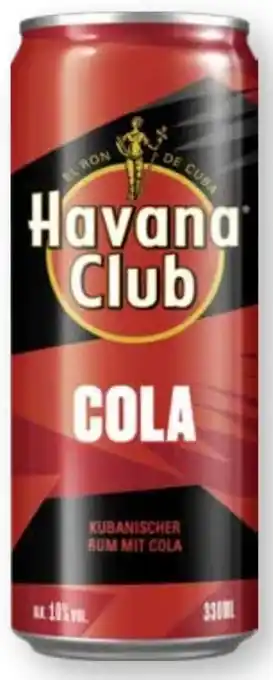 Scheck-in-Center Havana Club Rum+Cola Angebot