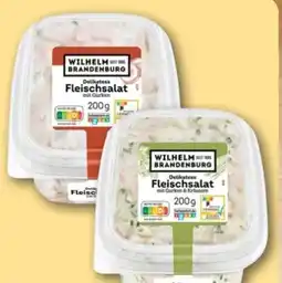 REWE Center Metzgerei Wilhelm Brandenburg Fleischsalat Angebot