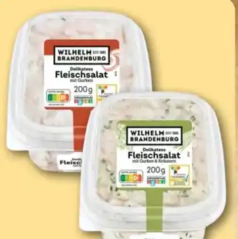 REWE Center Metzgerei Wilhelm Brandenburg Fleischsalat Angebot