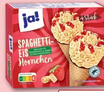 REWE ja! Spaghetti-Eis Angebot