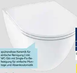Hellweg Valblue Spülrandloses Wand-WC-Set Elva Angebot
