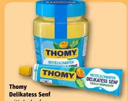 REWE Thomy Mittelscharfer Delikatess Senf Angebot