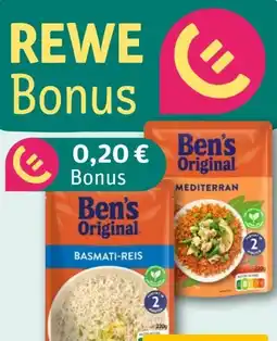 REWE Ben's Original Express-Reis Mediterran Angebot