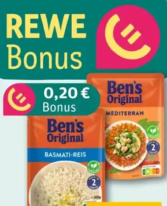 REWE Ben's Original Express-Reis Mediterran Angebot