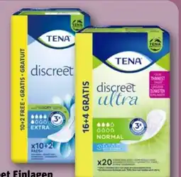 REWE Tena Discreet Einlagen Extra Angebot