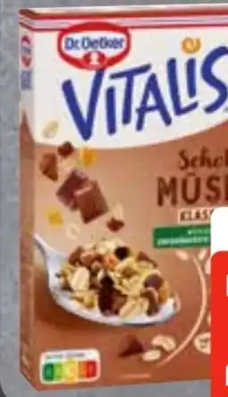 Edeka Frischemarkt Dr. Oetker Vitalis Müsli Angebot