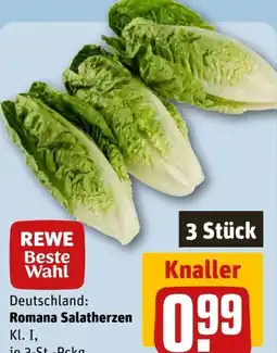 REWE Rewe Beste Wahl Romana Salatherzen Angebot