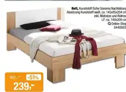 Opti Wohnwelt Bett Malakka Angebot