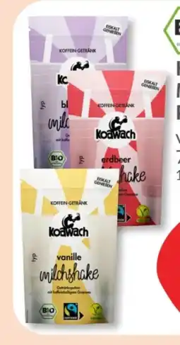 Budni Koawach Bio Milchshake Pulver Angebot