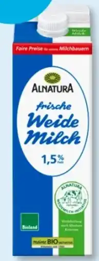 Budni Alnatura Bio Weidemilch Angebot