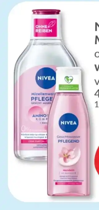 Budni Nivea Mizellen-Wasser Angebot