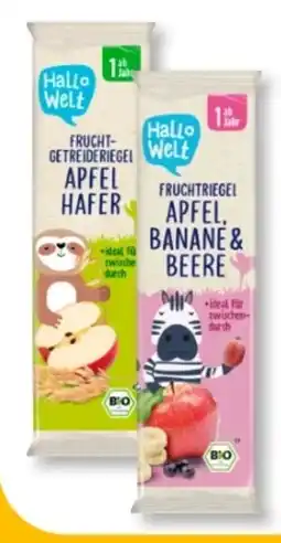 Budni Hallo Welt Bio Früchteriegel Angebot