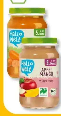 Budni Hallo Welt Bio Fruchtgläschen Angebot