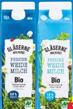 Netto Marken-Discount Gläserne Molkerei Bio-Weidemilch Angebot