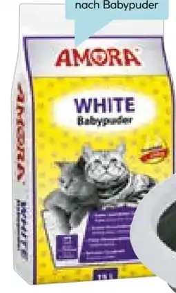 Hellweg Amora Katzenstreu White Babypuder Angebot