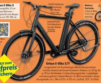 Lidl Crivit Urban E-Bike X Angebot