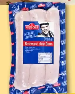 REWE Die Rostocker Bratwurst ohne Darm Angebot