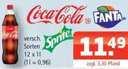 Getränke Oase Coca-Cola, Fanta oder Sprite Angebot