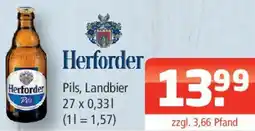 Getränke Oase Herforder Pils, Landbier Angebot