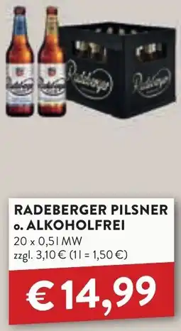 Lösch Depot Radeberger pilsner o. alkoholfrei Angebot