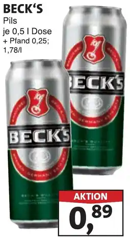 Lösch Depot BECK'S Pils Angebot
