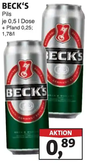 Lösch Depot BECK'S Pils Angebot