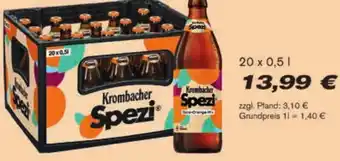 Lösch Depot Krombacher Spezi Angebot