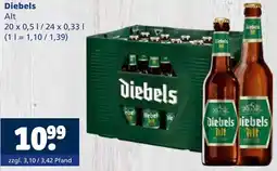 Getränkewelt Diebels Alt Angebot