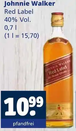 Getränkewelt Johnnie Walker Red Label Angebot