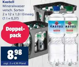 Getränkewelt Kastell Mineralwasser Angebot