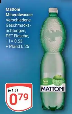 Globus Mattoni mineralwasser Angebot