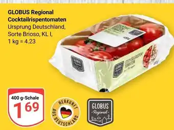 Globus Globus regional cocktailrispentomaten Angebot