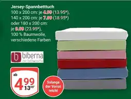 Globus Biberna jersey-spannbetttuch Angebot