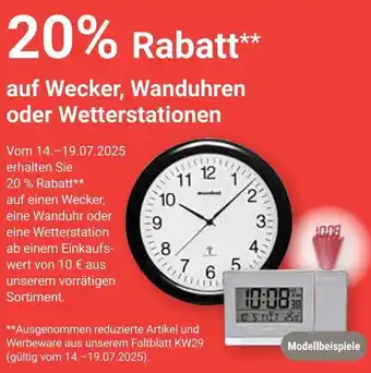 Globus Wecker Angebot