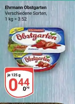 Globus Ehrmann obstgarten Angebot