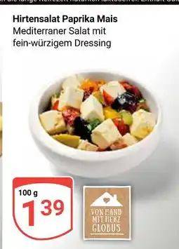 Globus Globus hirtensalat paprika mais Angebot