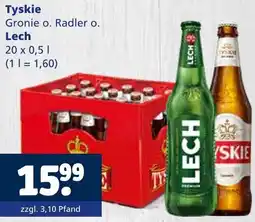Getränkewelt Tyskie o. Lech Angebot