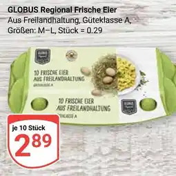 Globus Globus regional frische eier Angebot