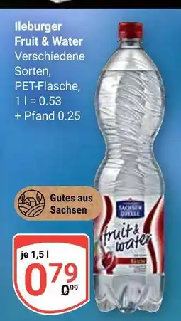 Globus Ileburger fruit & water Angebot