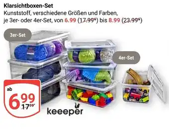 Globus Keeper klarsichtboxen-set Angebot