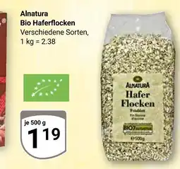 Globus Alnatura bio haferflocken Angebot