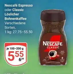 Globus Nescafé espresso Angebot