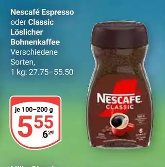 Globus Nescafé espresso Angebot
