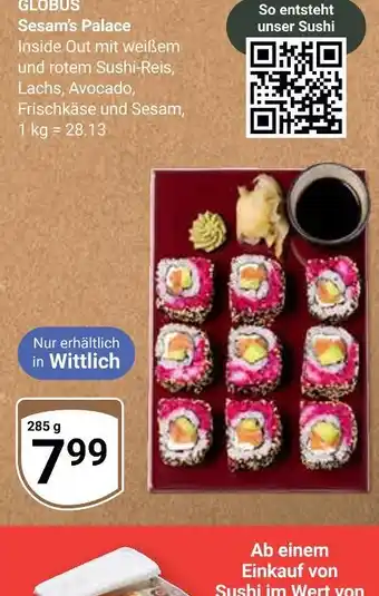 Globus Globus sesam's palace Angebot