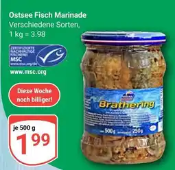 Globus Ostsee fisch marinade Angebot